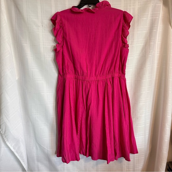 On 34th Plus Size Pink Dress - Picture 4 of 10